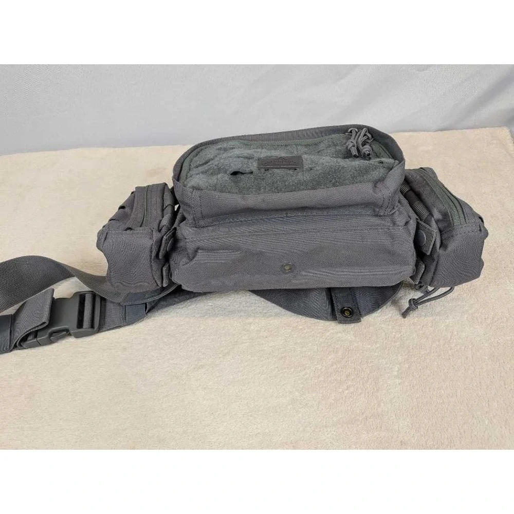 RED ROCK OUTDOOR GEAR Waist Pack Bag Gray MOLLE PALS Tactical Fanny Pack‎